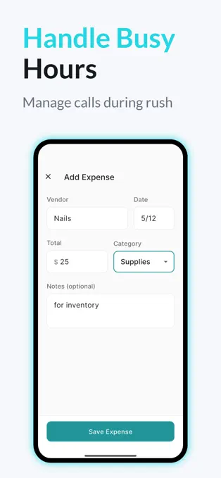 Handle busy hours — manage calls during rush